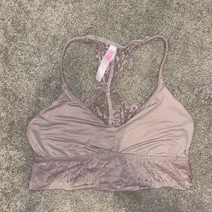 Super soft Modal/ Lace Racerback bralette